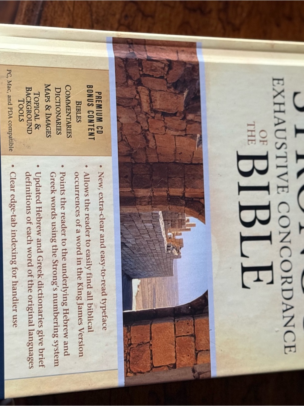 Exhaustive Concordance of the Bible - Cream and Brown Wall Art